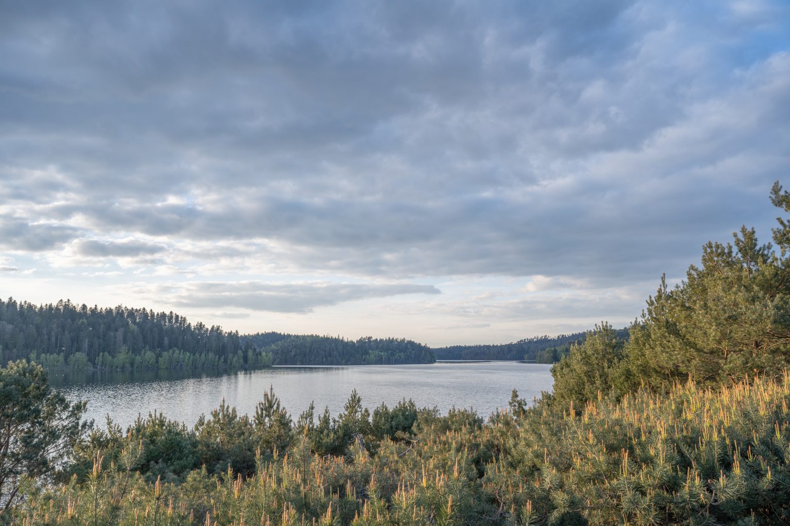 Vue lac Pierre-Percée